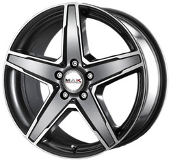 ���� ����� Mak Stern 20/9,5 ET35 Gun metallic - mirror face | ������� WHS056524
