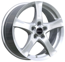 ���� ����� Borbet F 16/6,5 ET38 brilliant-silber | ������� WHS111365
