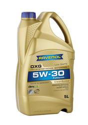 ������ �������� ����� Ravenol DXG SAE 5W-30 ( 5�)  | ������� 4014835732353