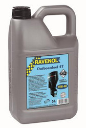 ������ �������� ����� Ravenol OutboardOEL 4T SAE 15W-40, 5�  | ������� 4014835634459